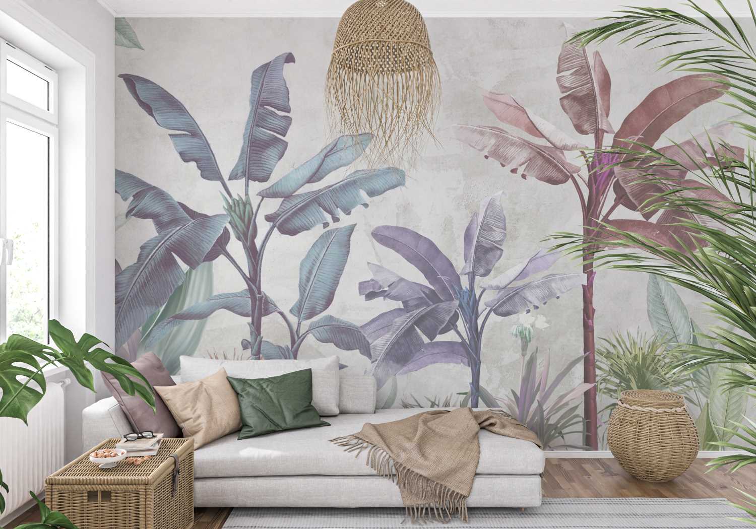 Tropical Trees Wall Mural image 0