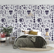 Esoteric And Astrology Symbols Mural Wallpaper image 0