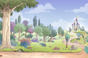 Castle in the forest wall mural image 1