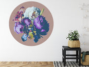 Bouquet of flowers circular wall mural image 5