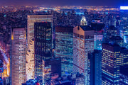 New York City At Night Mural Wallpaper image 1