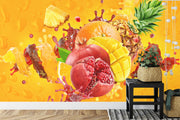Real fruits wall mural image 0