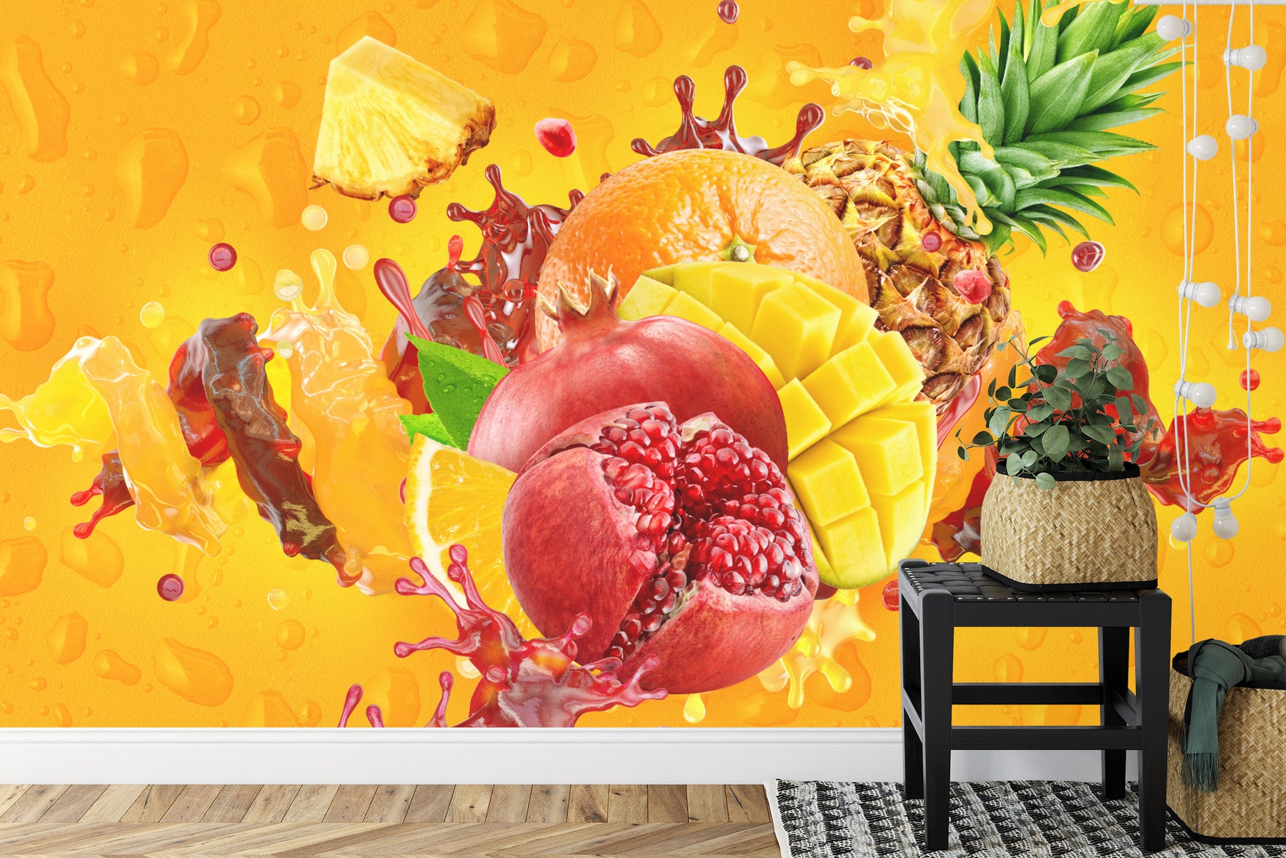 Real fruits wall mural image 0