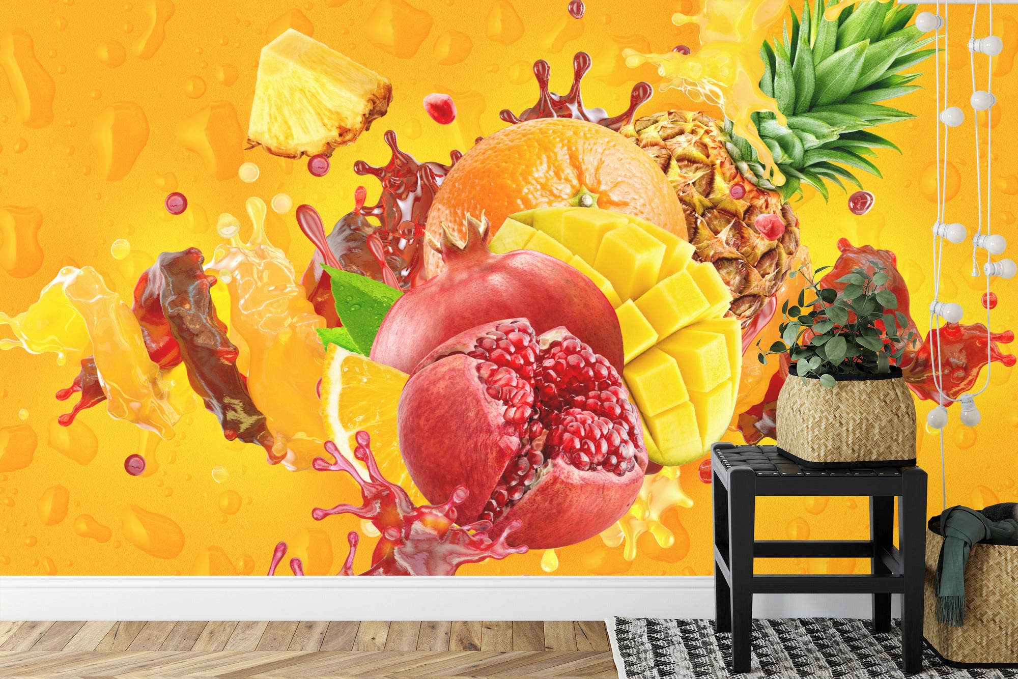 Real fruits wall mural image 0
