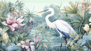 Botanical Chinoiserie Wallpaper Mural image 1