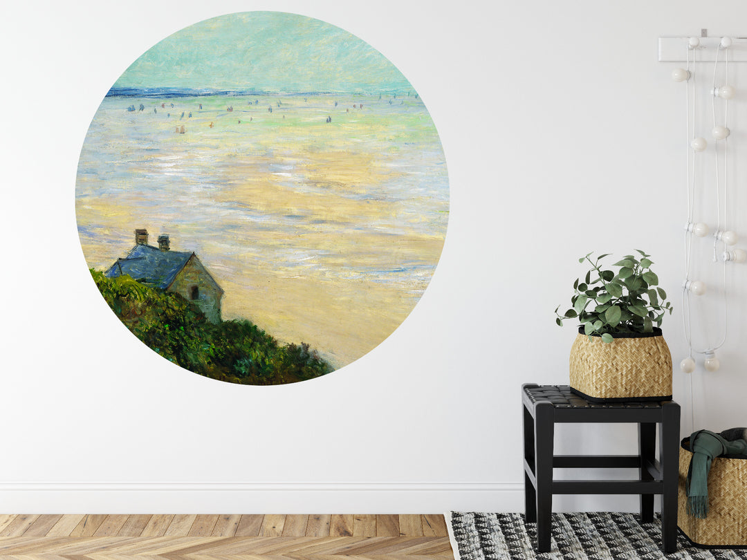 Circular wall mural The cottage at Trouville image 2