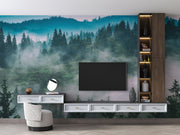 Misty Woodland Wall Mural