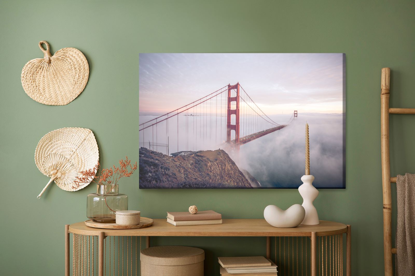 Golden Gate Bridge Natural Canvas image 0