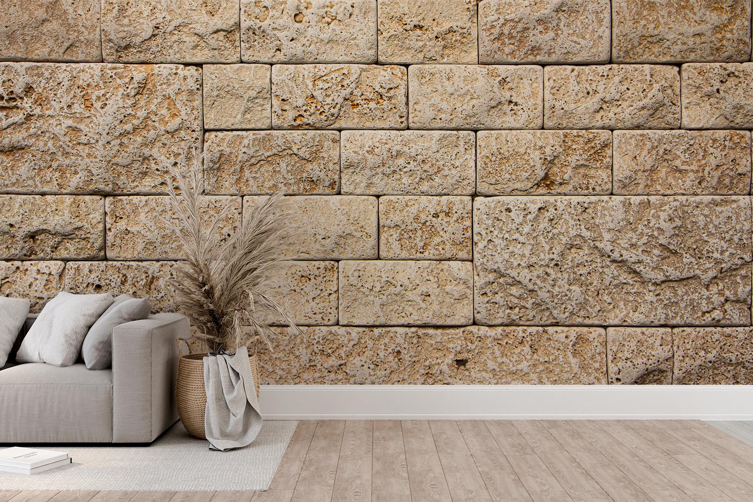Stone Wall Photo Wallpaper image 0