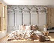 Classic Wall With Moulding Wallpaper Mural image 0