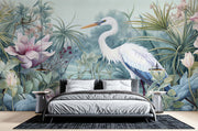 Botanical Chinoiserie Wallpaper Mural image 0