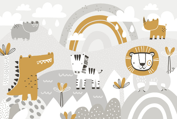 Safari Adventure Wall Mural