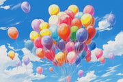 Colourful Balloons Wallpaper Mural
