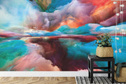 Abstract Clouds Wall Mural - Mural Wonder
