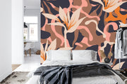 Abstract Jungle Plants wall mural - Mural Wonder