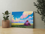 Abstract Landscape Natural Canvas - Mural Wonder