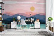 Abstract Landscape Wallpaper Mural - Mural Wonder