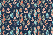 Abstract Leaves Pattern Wallpaper Mural - Mural Wonder
