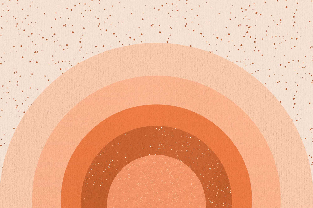 Abstract Sunset Wallpaper - Mural Wonder
