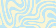 Abstract Waves Wall Mural - Mural Wonder