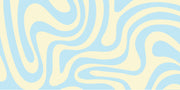 Abstract Waves Wall Mural - Mural Wonder