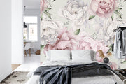 Peony flower wall mural image 3