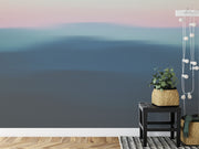 Square wall mural Ombre graphic Hills image 4