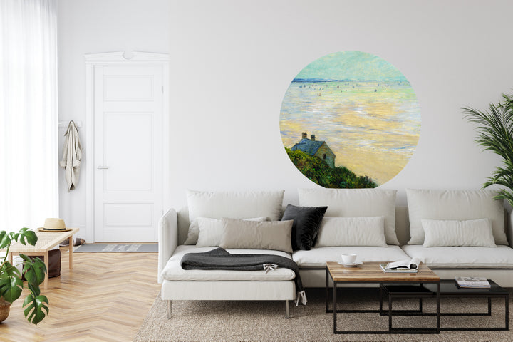 Circular wall mural The cottage at Trouville image 3