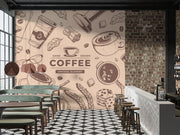 Coffee Shop Wall Mural image 0
