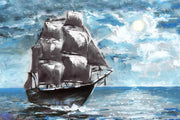 Pirate Ship Natural Canvas image 1