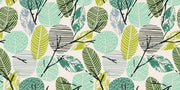 Leaves Wallpaper Mural