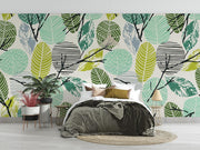 Leaves Wallpaper Mural