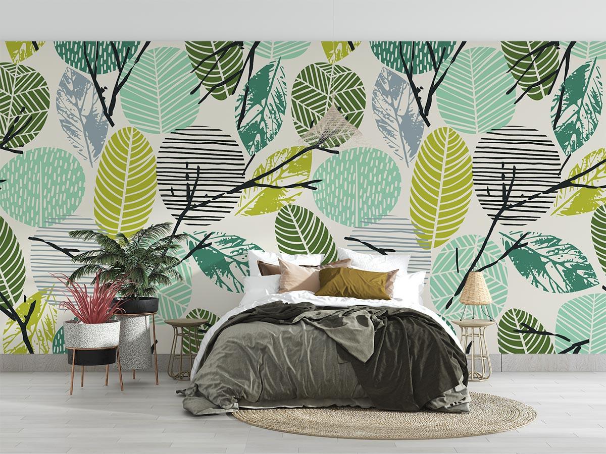 Leaves Wallpaper Mural