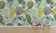 Leaves Wallpaper Mural