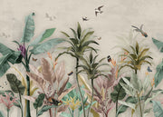 Vintage Tropical  Wallpaper Mural image 1