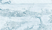 Blue Landscape Wallpaper Mural image 1