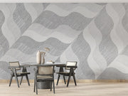 Grey Abstract Mural Wallpaper image 2