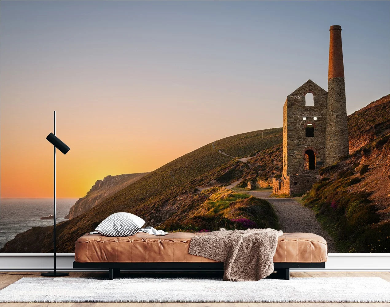 St Agnes Tin Mine Wall Mural image 0