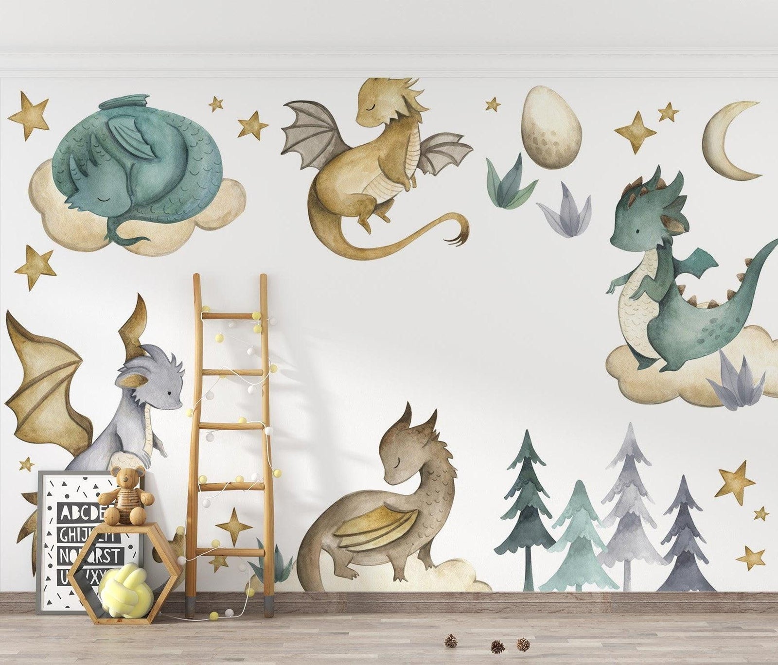 Baby Dragon Wallpaper Mural