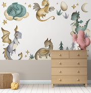 Baby Dragon Wallpaper Mural