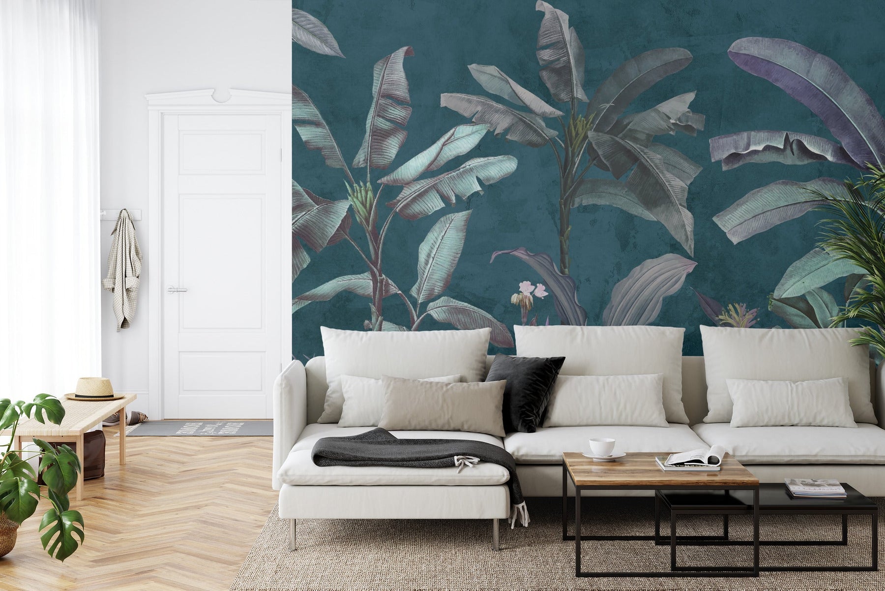 Banana trees wall mural - Mural Wonder