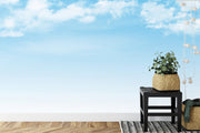 Blue sky with clouds wall mural image 3