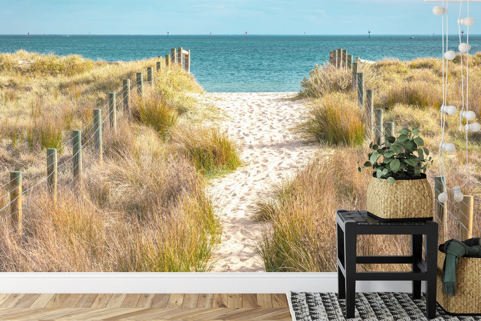 Beach wall mural - Mural Wonder