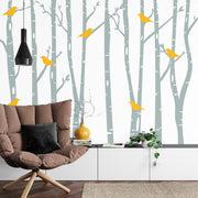 Birds wall mural - Mural Wonder