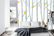 Birds wall mural - Mural Wonder