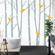 Birds wall mural - Mural Wonder