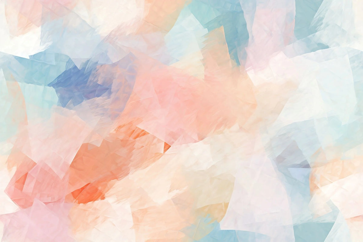 Watercolour Pastel Background Wall Mural image 1