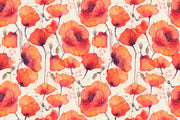 Poppies vintage wall mural image 1