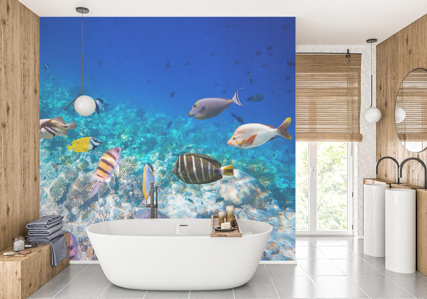 Tropical Fish Wall Mural image 0