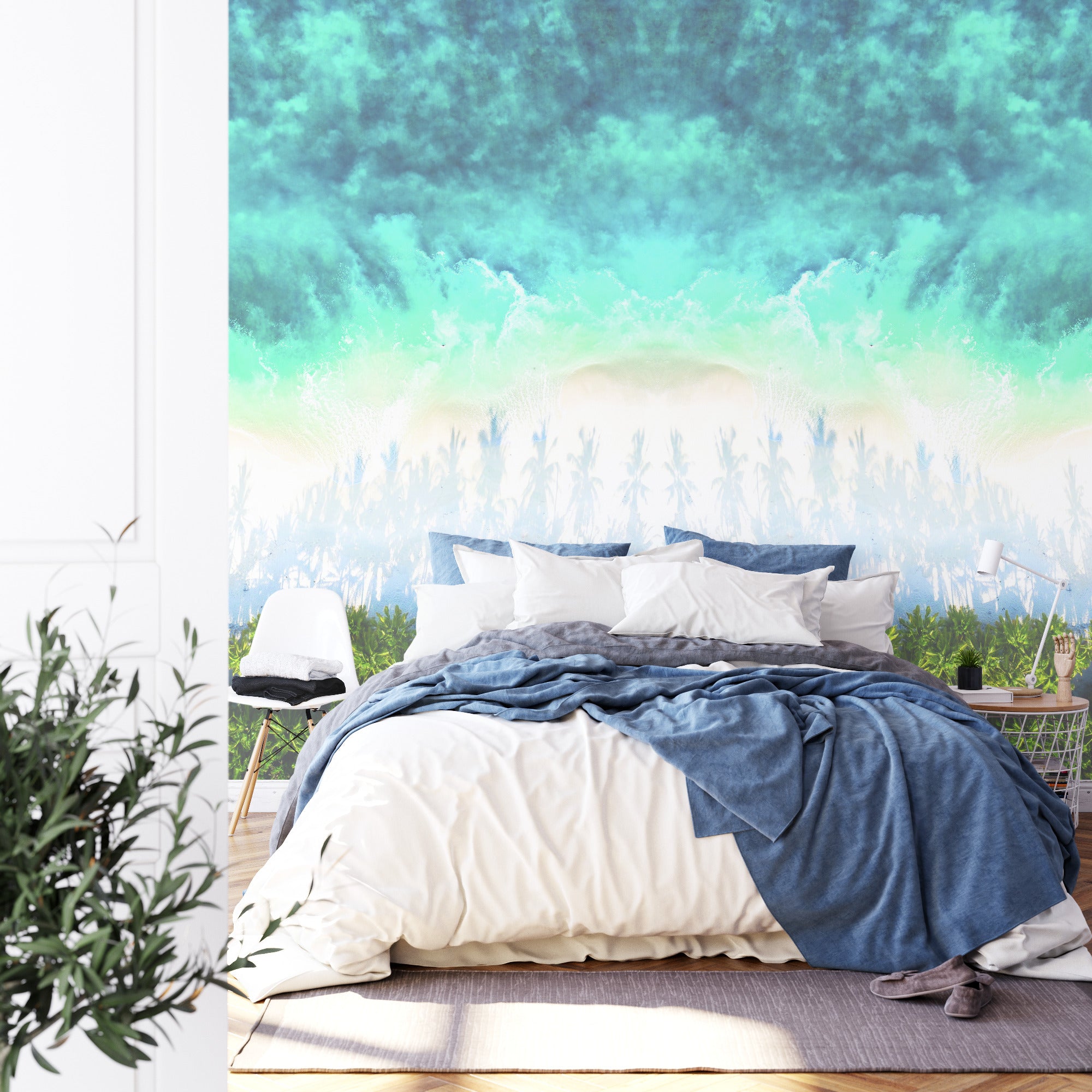 Square Wall Mural Castaway image 0